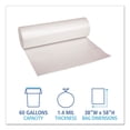 thumbnail image 3 of 38 in. x 58 in. 60 gal. 1.4 mil Low Density Can Liners - Clear (100/Carton), 3 of 4