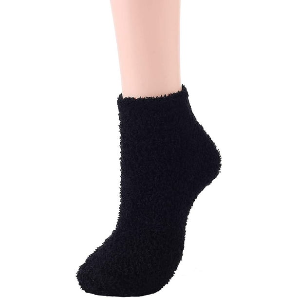 Ladies thick 2024 black socks