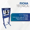 thumbnail image 2 of Prensa Hidraulica Hantec 20 Toneladas Herramienta Automotriz, 2 of 8