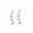 Rose, variant on BK Jewelry 925 Sterling Silver 14K Rose Gold Plating Ear Crawler Earrings Hypoallergenic Round VVS1 Diamond For Women