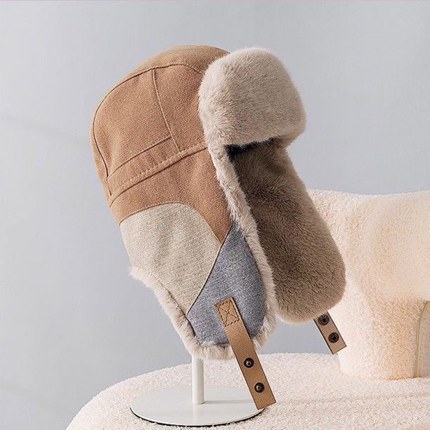 Gorros de ciclismo para hombre y mujer, de invierno, cálidos y resistentes al viento, con protección auditiva y forro polar con aislamiento añadido.