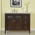thumbnail image 1 of Silkroad Exclusive 45'' Single Sink Cabinet Bathroom Vanity Set, 1 of 4
