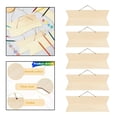 thumbnail image 4 of Letrero de Madera Perfecl Colgante en Blanco 5 Piezas, 4 of 8
