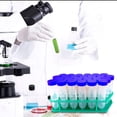 thumbnail image 4 of Centrifuge Tubes Conical-Bottom Flat, PP, 50mL, Sterile, Cap Color: Blue (Qty. 25 per Foam Rack, 8 Racks per Case- 200 Tubes) by Sponix BioRx, 4 of 12