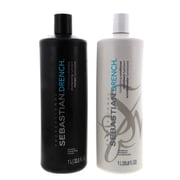 Sebastian Drench Moisturizing Shampoo and Conditioner Liter Duo 33.8 oz