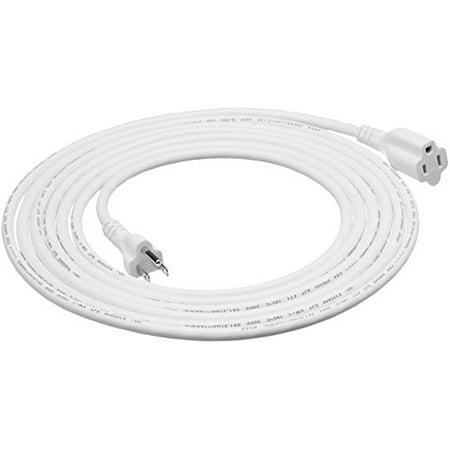 Basics Extension Cord - 15-Foot  White