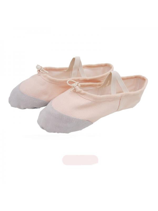 Gymnastics PU Leather Slippers Child Kids Girls Ballet Dance Shoes Pointe Dance 