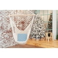 thumbnail image 3 of 16" x 16" Simply Daisy Patterned Trees Winter Polyester Indoor/Outdoor Pillow, Ice Qty 1, 3 of 3