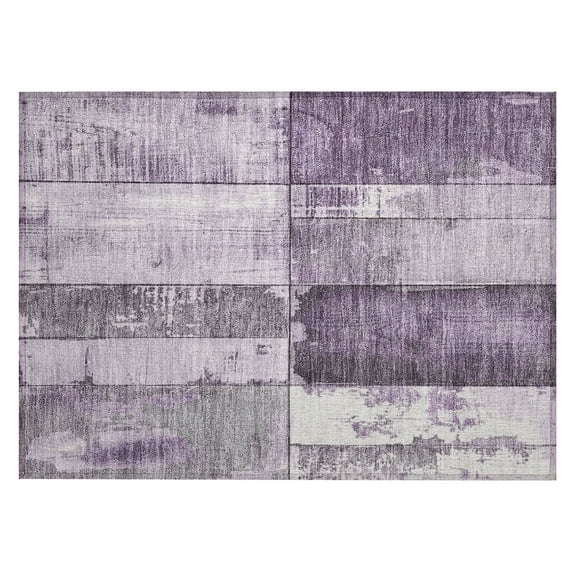 Dalyn Rugs Machine Washable Indoor/Outdoor Chantille Purple 1'8" x 2'6" Rug