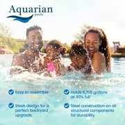Aquarian Venetian 15x52 Round Frame Above Ground Swimming Pool, No Liner