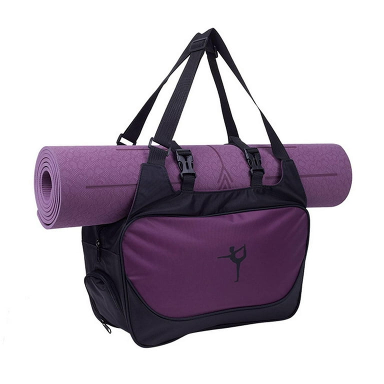 esafio Gym Bag with Yoga Mat Holder Sauna bag Yoga bag Travel bag Sports bag for All Your Daily carry Purple 48 24 16cm Walmart