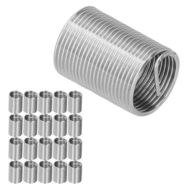Hilitand 20Pcs Thread Repair, Wire Thread Insert Thread Socket Set Thread Inserts Tool For Industrial Supplies