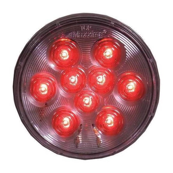 Maxxima Clearance Marker Light,Red,2" D,Round M42322RCL