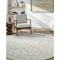 thumbnail image 6 of Hauteloom Tyren Living Room, Bedroom Area Rug - Traditional - Light Slate, Cream, Sage - 6'7" x 9'6", 6 of 7