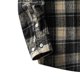 thumbnail image 3 of Blusa y camisa de manga larga con cuello vuelto para hombre, camisa informal de moda con entramado, bolsillos con solapa y botones, blusa de poliéster de manga larga para hombre, 3 of 4