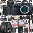 thumbnail image 1 of Canon EOS 5D Mark IV DSLR Camera with 24-105mm + 75-300mm Lens + 2 Pack 128GB + Backpack + ZeeTech Accessory Bundle, 1 of 9