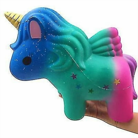 Ejercitadores de manos HUOGUO Starry Sky Squishy Unicorn, 30 x 23 x 13,5 cm