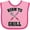Pink and Fuchsia, variant on Inktastic Bbq Born to Grill Boys or Girls Baby Bib