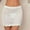 White, variant on TMOYZQ Women's Crochet Cover Up Skirt Knit Scallop Hem Cut Out Swimwear Mesh Beach Mini Skirt