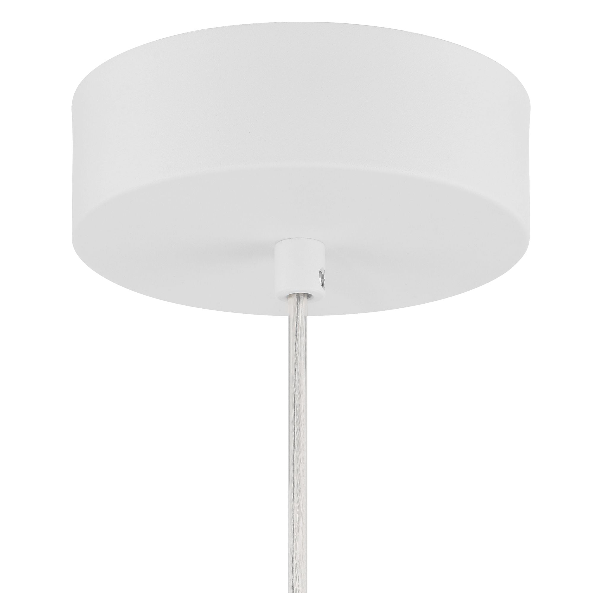 Possini Euro Design Sandringham 13 3/4" Modern Pendant Ceiling Light Fixture Dining Room Over Table LED Sanded White Finish
