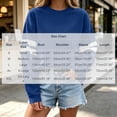 thumbnail image 3 of Hurxie Women's Lightweight Striped Sweatshirts Loose Basic Pullover Color Block Crew Neck Long Sleeve Sweatshirts for Casual Daily Wear, 3 of 7