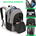 thumbnail image 5 of Travel Laptop Backpack Water Resistant Anti-Theft Bag with USB Charging Port and Lock 17.3 Inch Computer Business, 5 of 5