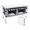 WHITE, variant on Portable Folding Camping Kitchen Table with Storage Organizer, Outdoor Cooking Station with Spacious Dual Storage Compartments, Fold-in-Case Design for Camping, BBQ, Picnic, RV Travel & Backyard