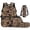Duck Camo Print, variant on Bulopur Cute Kids 17 Inch Backpack Set, 4 Piece Highland Cow Print School Bookbag with Lunch Box, Water Bottle Holder and Pencil Case for Elementary