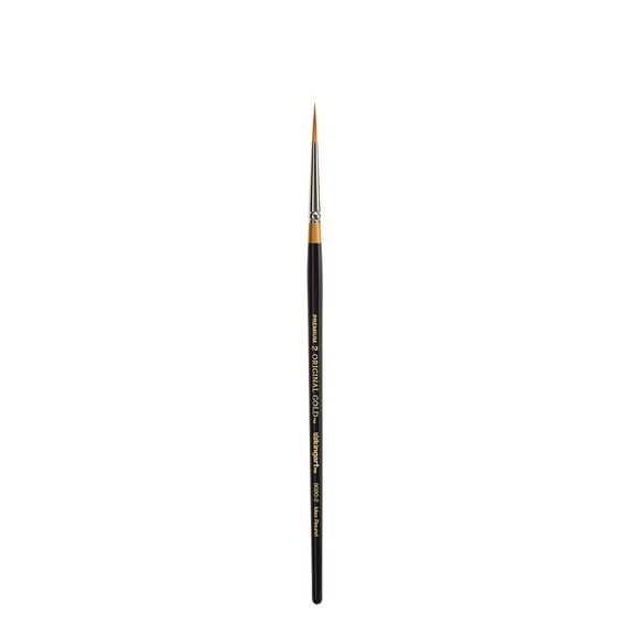 Kingart Original Gold Brush - Ultra Round, Size 2, Short Handle