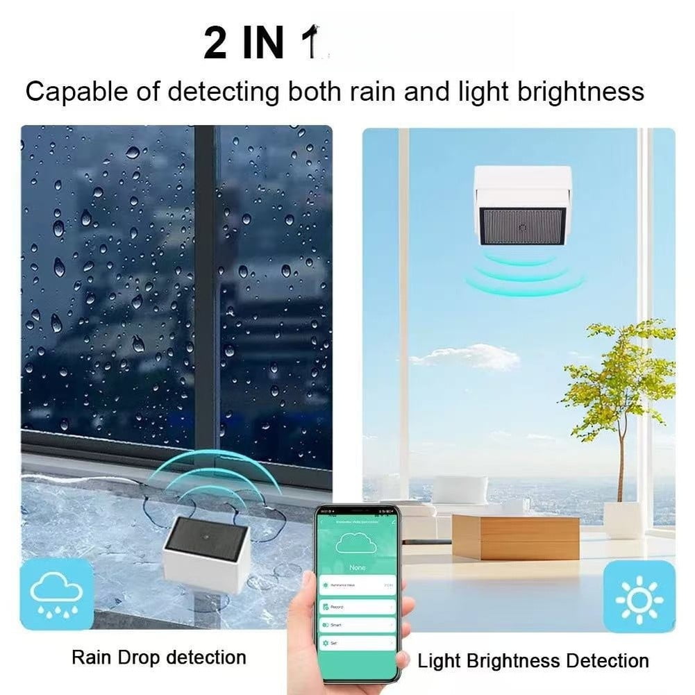 For Zigbee Rain Sensor Smart Raindrop Detector For For Home Assistant Z2M