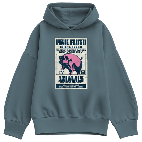Pink Floyd - Animals - Women's Oversized Fleece Hoodie Sweatshirt