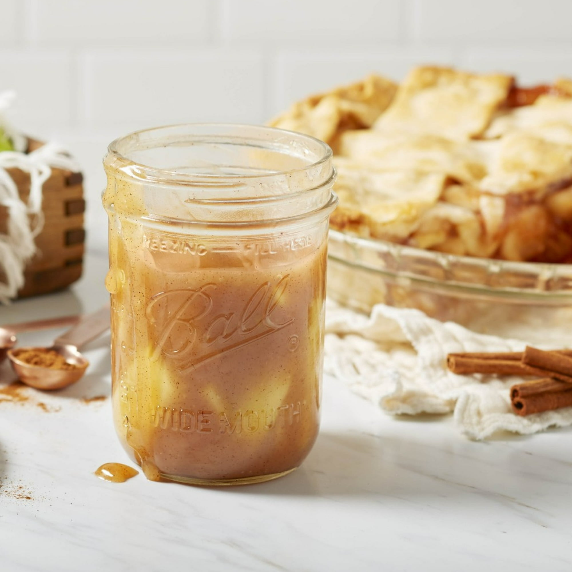 Ball 16 oz Mason Jars, Wide Mouth Pint Canning Jars with Lids and Rings, 12-Pack Glass Jars for Home Canning and Preserving