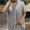 Silver, variant on CHUOU Women Plus Size Sparkly Sequin Blingbling V Neck Short Sleeve Loose Top Tee Shirt