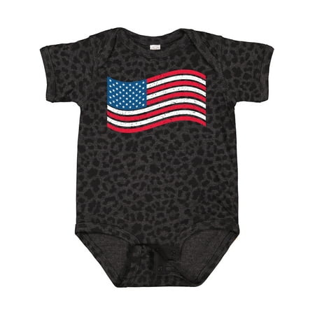 

Inktastic Grunge American Flag Gift Baby Boy or Baby Girl Bodysuit