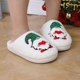 thumbnail image 5 of Zapatos Casa Sin Cordones Felpa Piel Esponjosa Navidad Lindo Enano para Hombres Mujeres, 5 of 9