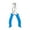 Sky Blue, variant on RZDLIZJ 1Pc Handheld Metal Hole Puncher,Non-Slip Rubber Grip Single Circle Paper Punch Tool,Manual Binding Hole Maker for Scrapbook Filing,Manuscript Page Organizing,5.3Inch