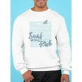 thumbnail image 2 of Surfing At Our Risk Sweatshirt Men -Image by Shutterstock, Male XX-Large, 2 of 4