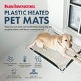 thumbnail image 2 of Farm Innovators Large Plastic Heated Pet Mat with Fleece Cover, 100W, 2 of 8