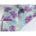 thumbnail image 2 of Clematis Art Bed Runner Set, Watercolor Delicate Floral Boho with Leaves Greenery Dreamy Aura, Decorative Bedding Scarf & 2 Pillow Shams for Hotels Homes, Queen, Mint Green Pale Fuchsia, by Ambesonne, 2 of 3