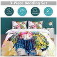 thumbnail image 5 of Harley Quinn Character 3 Pieces Bedding Sets Comfortable Soft Comforter Sets Decoration Bedroom Gifts With 1 Duvet Cover 2 Pillowcases, 5 of 7