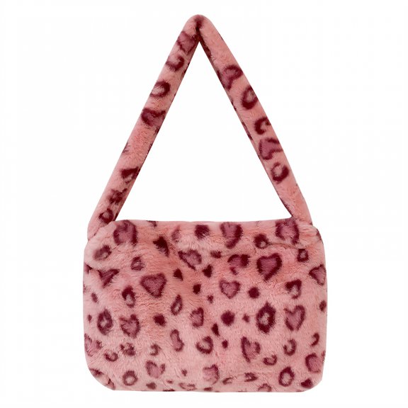 GASTROPOD Shoulder Bags,Sophisticated Shoulder Bag for Women,Large-Capacity Shoulder Purse,Pink Leopard