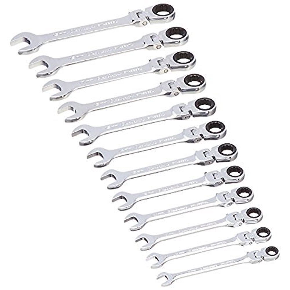 BLACKHAWK BW3250L 12 PIECE LOCKING FLEX GEARED BOX WRENCH SET METR
