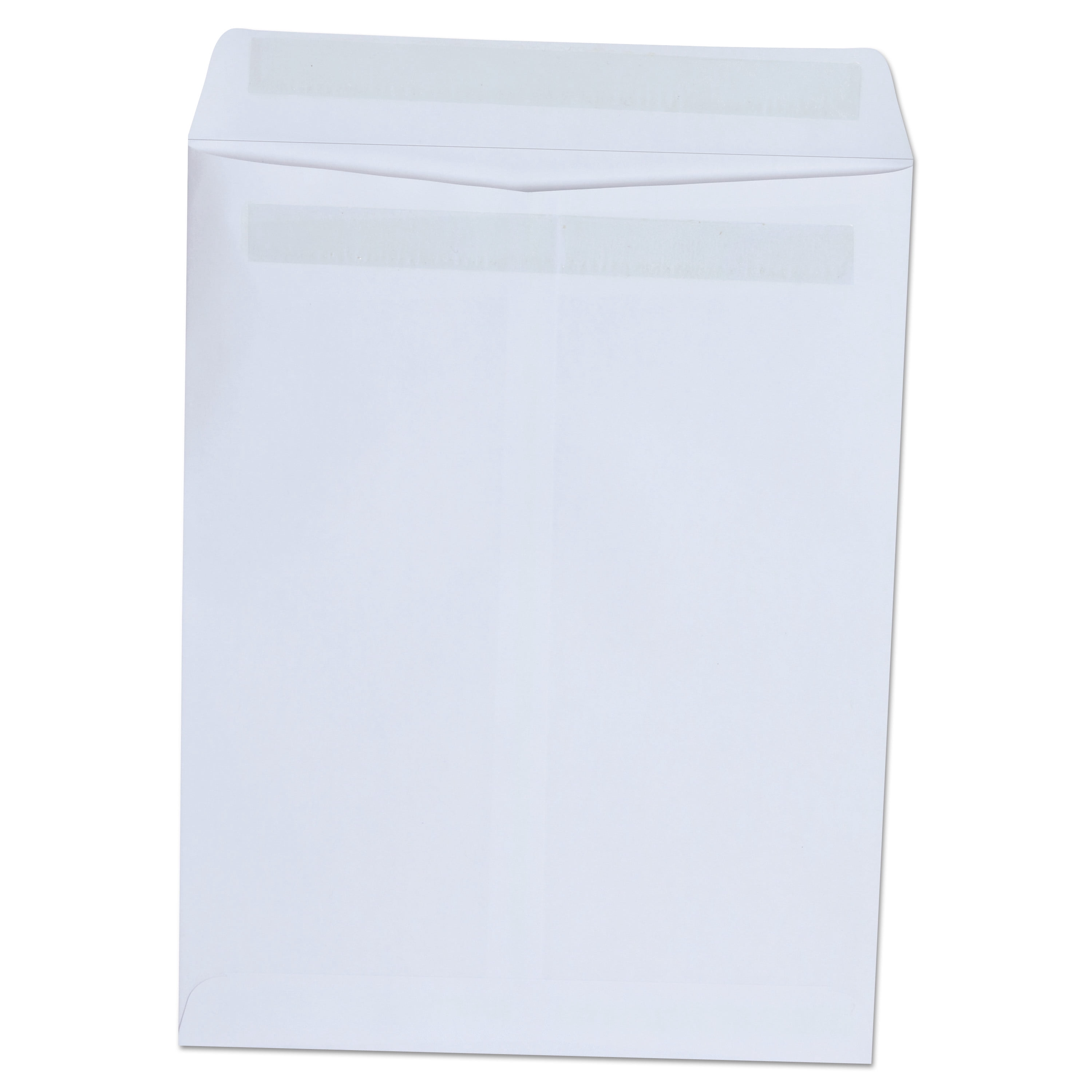 Universal UNV42102 #13 1/2 Square Flap Self-Adhesive Closure 10 in. x 13 in. Open-End Catalog Envelopes - White (100/Box)