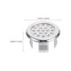 thumbnail image 5 of BESTYASH 24Ud Decorativa Para Agujero De Lavabo En Plástico Plateado Acabado Elegante, 5 of 6