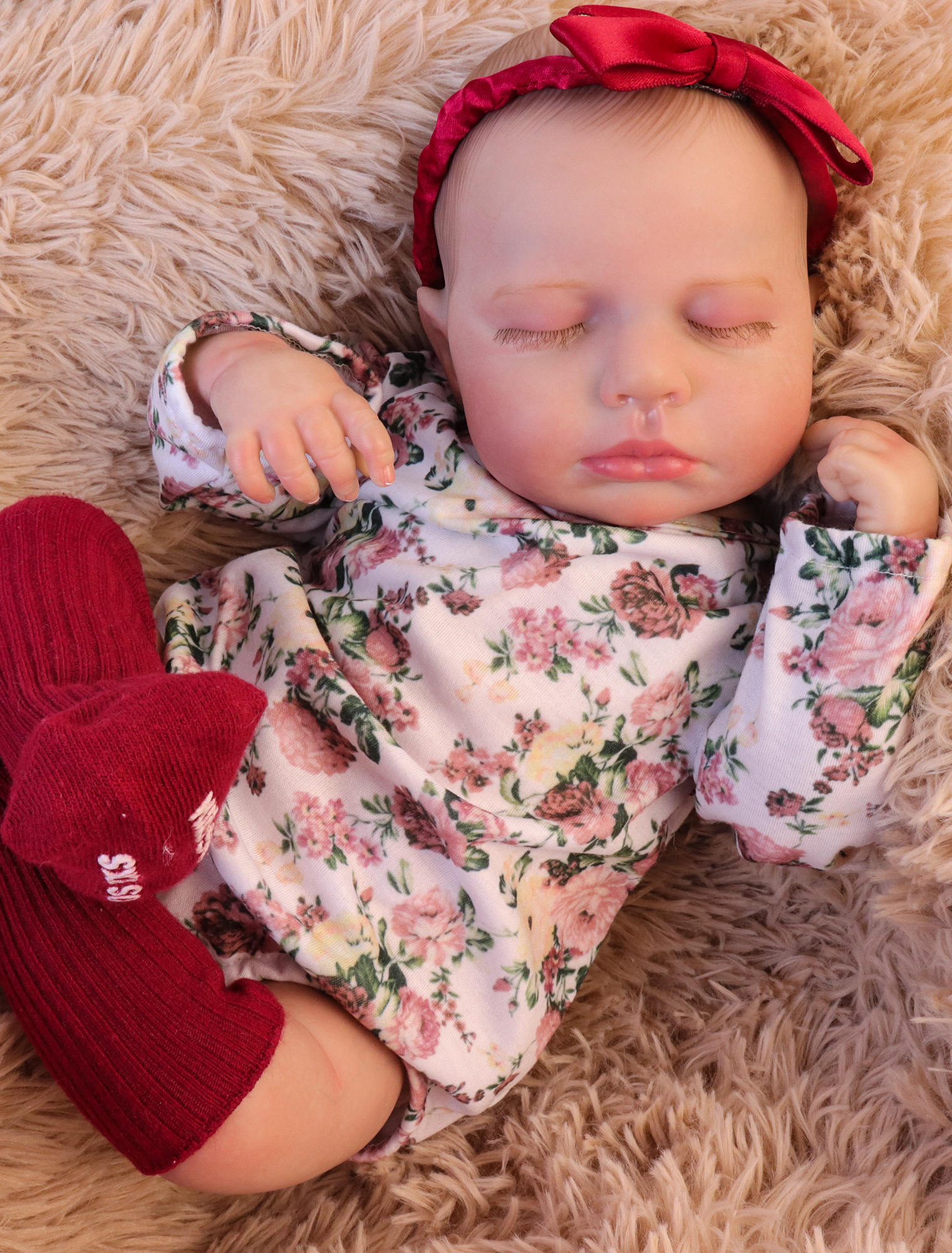 Takanini Reborn Baby Dolls 20 inch Lifelike White Handmade Silicone Realistic Doll with Soft cloth Body for Kids Age 3+