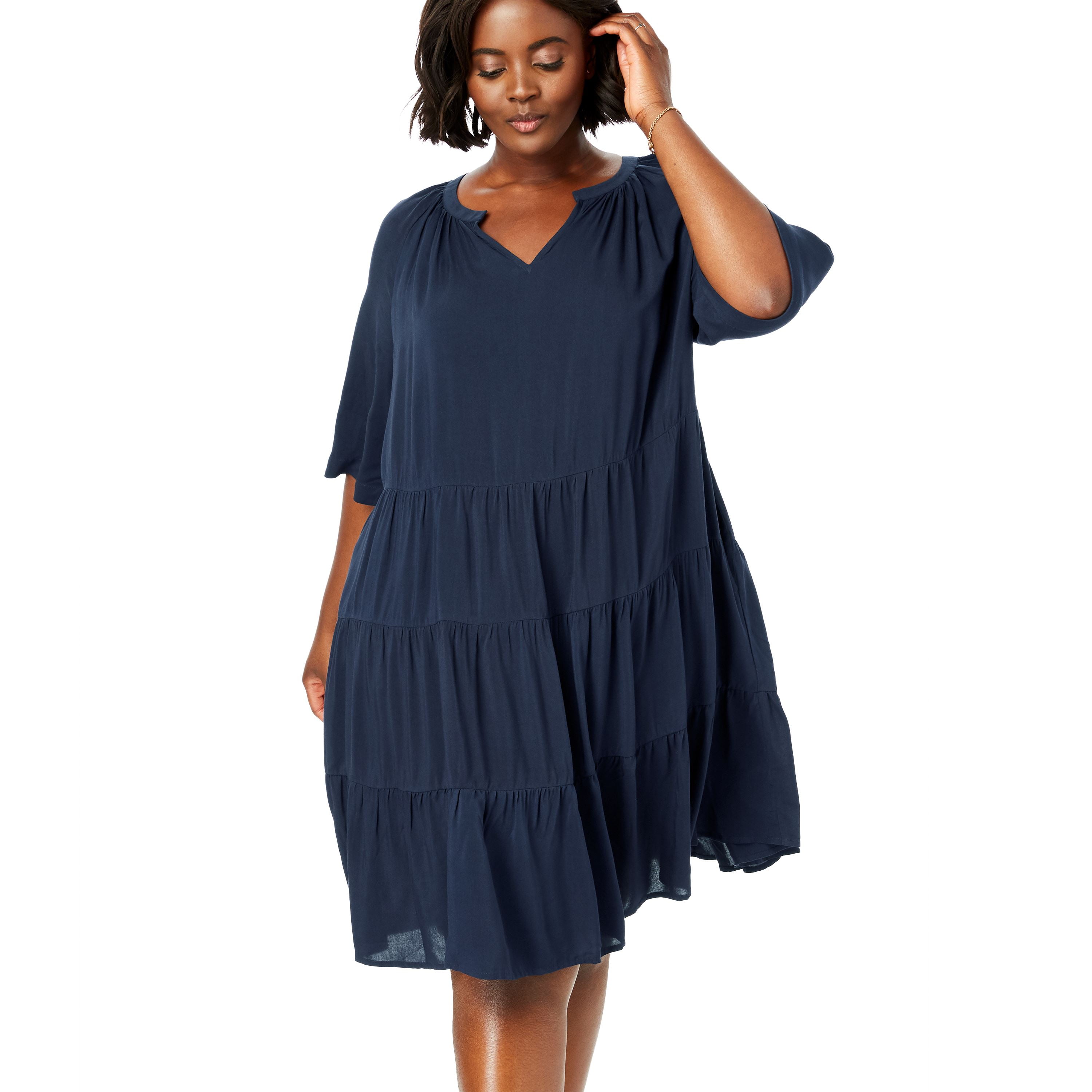 woman within dresses plus size