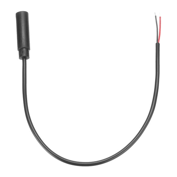 Cable de reemplazo TRS de 2 polos de jack hembra de 3.5mm a cable de extremo abierto para reparación de auriculares, 0.25m