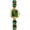 Green, variant on Women's Bracelet Wrist Watches: Ladies -Tone Retro Square Colorful Rhinestones Elegant Analog Quartz Stainless Steel Band Watch