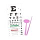 thumbnail image 5 of Tabla de pared para optometría de PVC para niños con baja visión, regalo educativo para examen de la vista con oclusor y puntero para el hogar y la escuela. Oclusor para conjuntivitis, 5 of 8