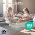thumbnail image 4 of ODIKA 6'x9' Machine Washable Non-Slip Area Rug, Minimalist Abstract Swirls Accent High Traffic Rug, Gray, 136145, 4 of 7
